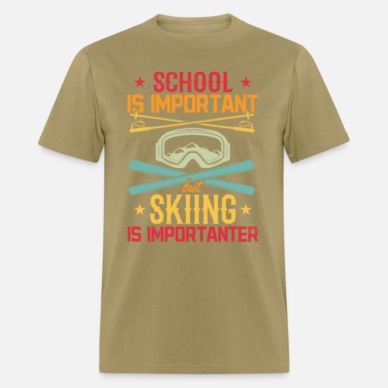 skiers school children skiing skiing skiing boys