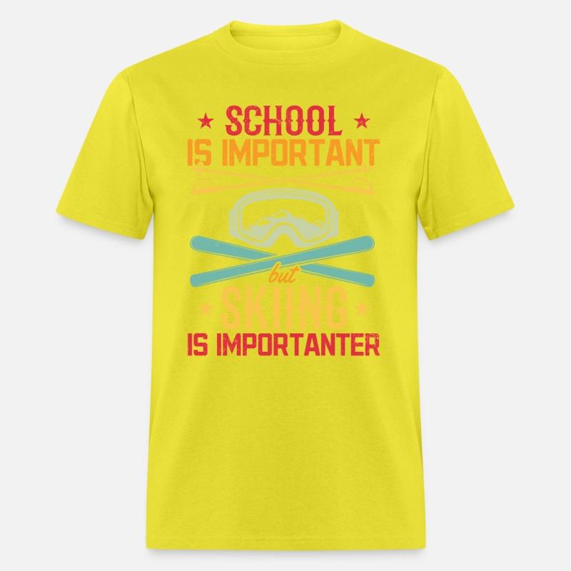 skiers school children skiing skiing skiing boys