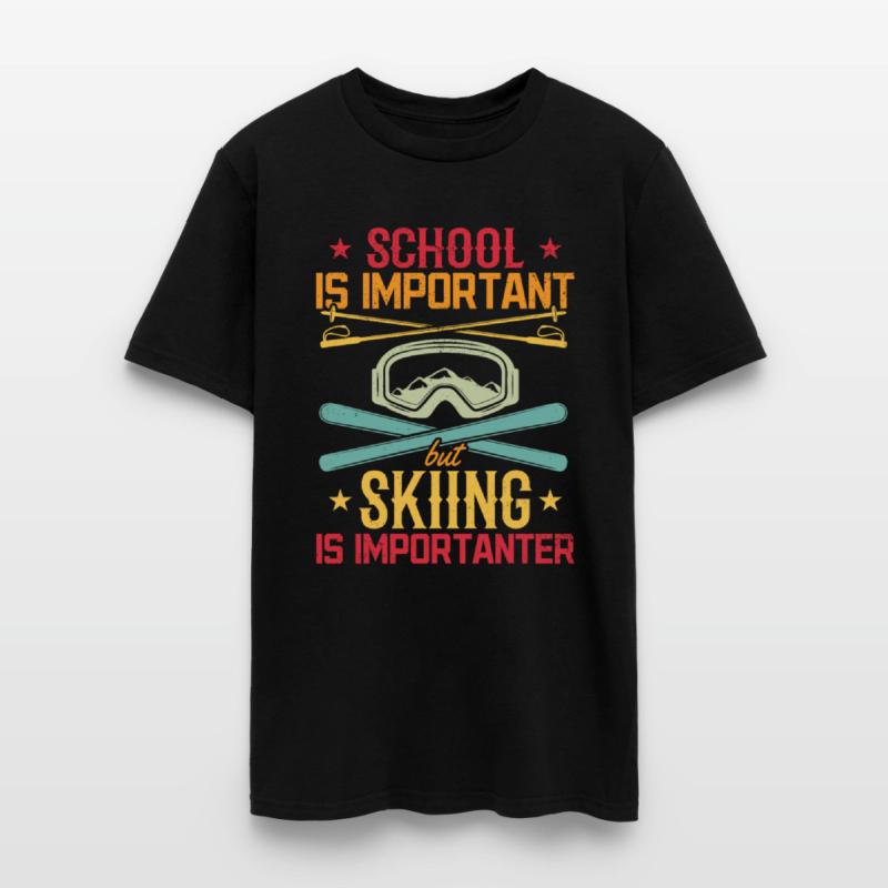 skiers school children skiing skiing skiing boys