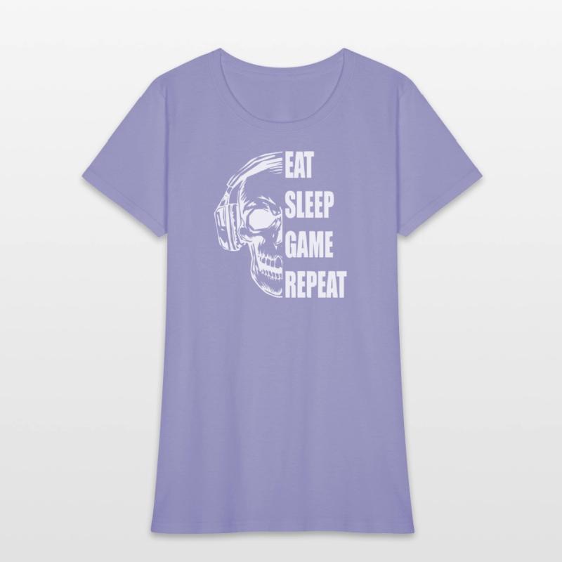 Skull Gaming Motif with Playful Typography