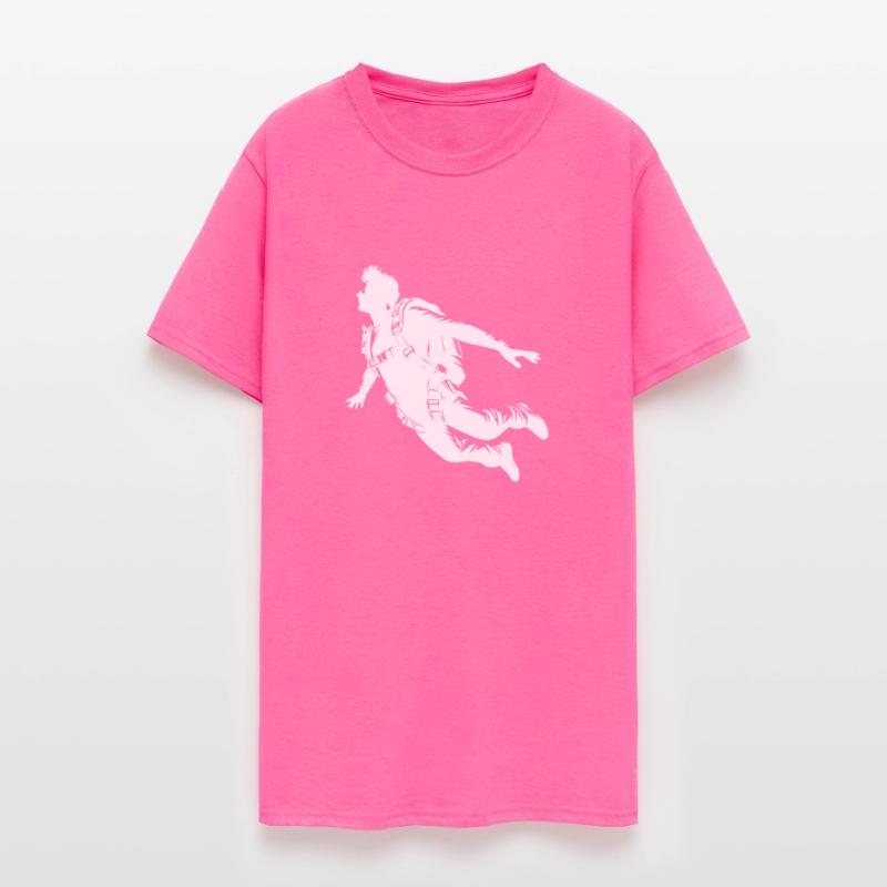 Skydiver Man During A Parachute Jump