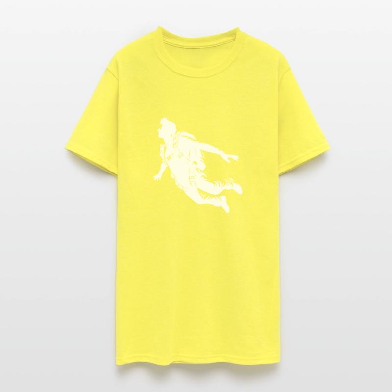 Skydiver Man During A Parachute Jump