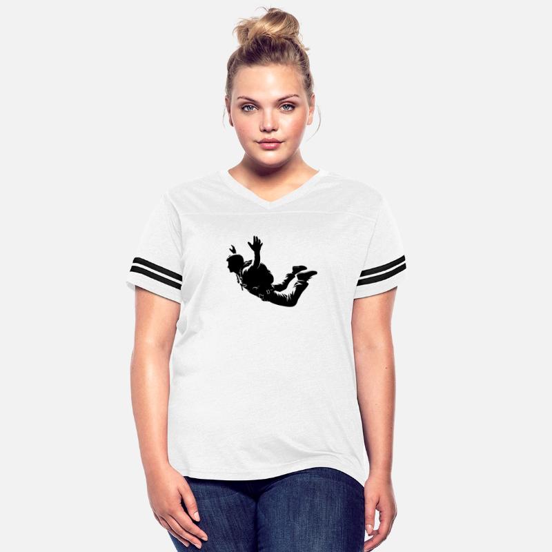 Skydiving Man During Jump Flight