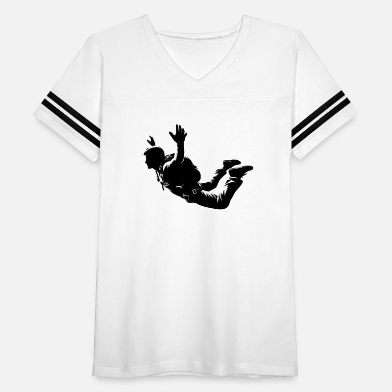 Skydiving Man During Jump Flight