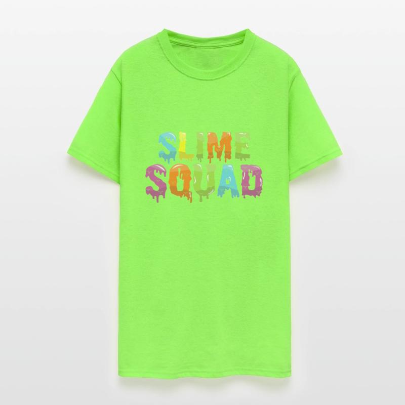 Slime Kid Colorful Slime Crafts Art Slime Squad