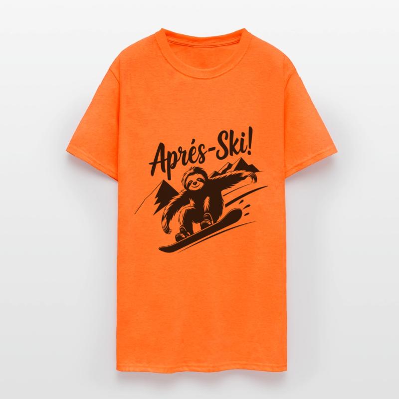 Sloth Funny Animal Snowboard Après-Ski