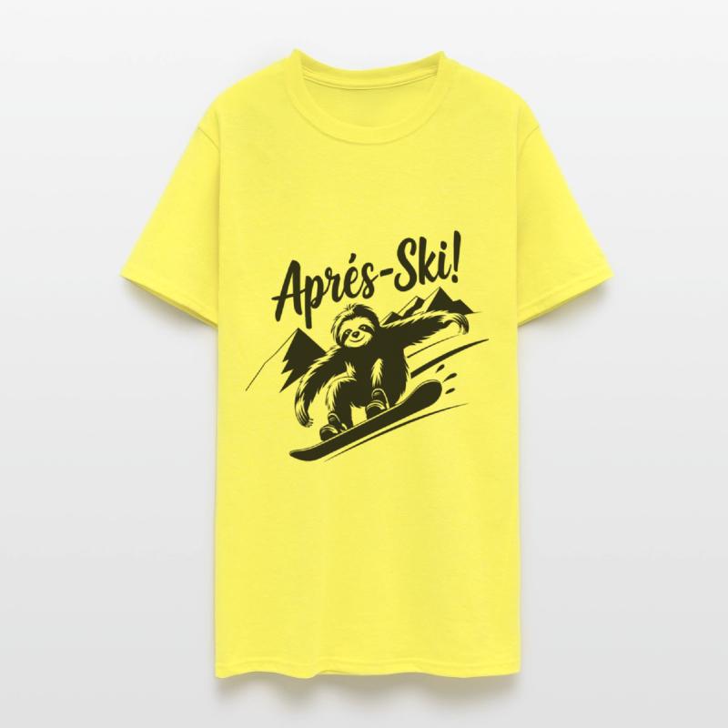 Sloth Funny Animal Snowboard Après-Ski