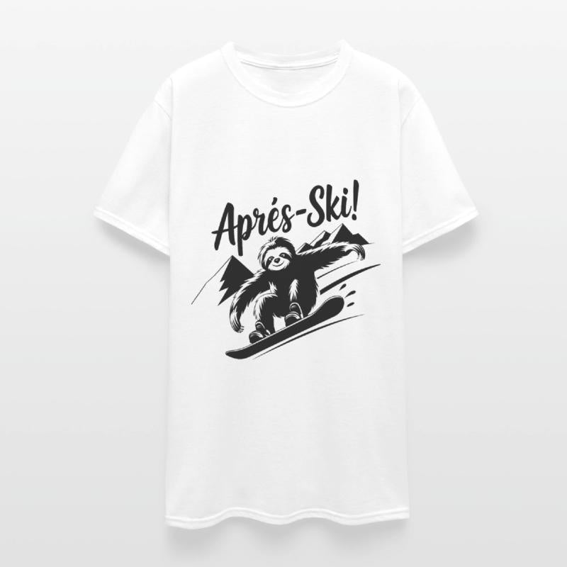 Sloth Funny Animal Snowboard Après-Ski