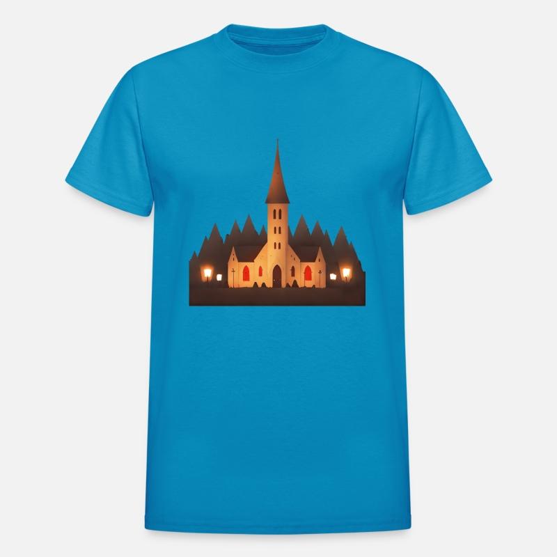 small church in a town