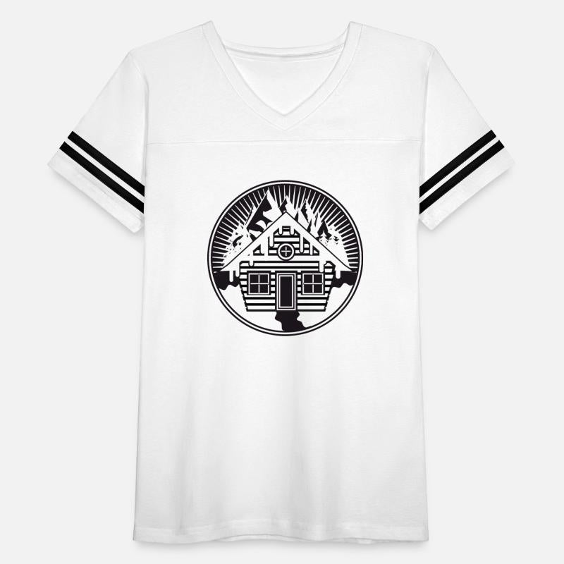 small snowy hut in the mountains in wintertime