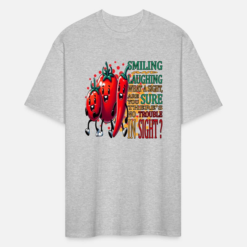 Smiling and Laughing, Joyful Produce Parade