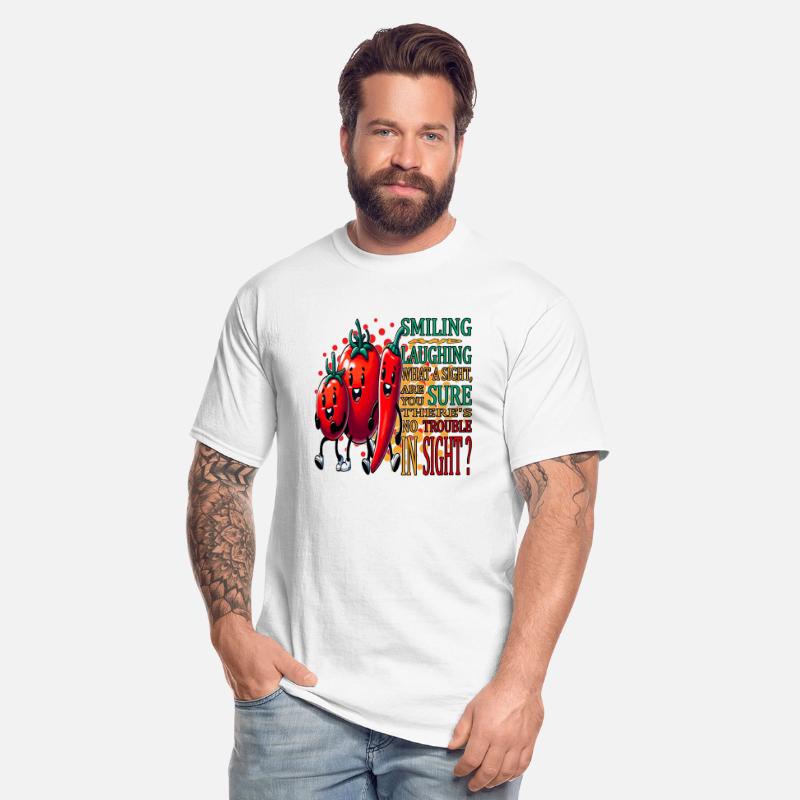 Smiling and Laughing, Joyful Produce Parade