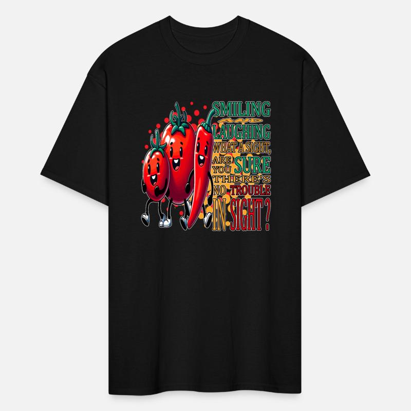 Smiling and Laughing, Joyful Produce Parade