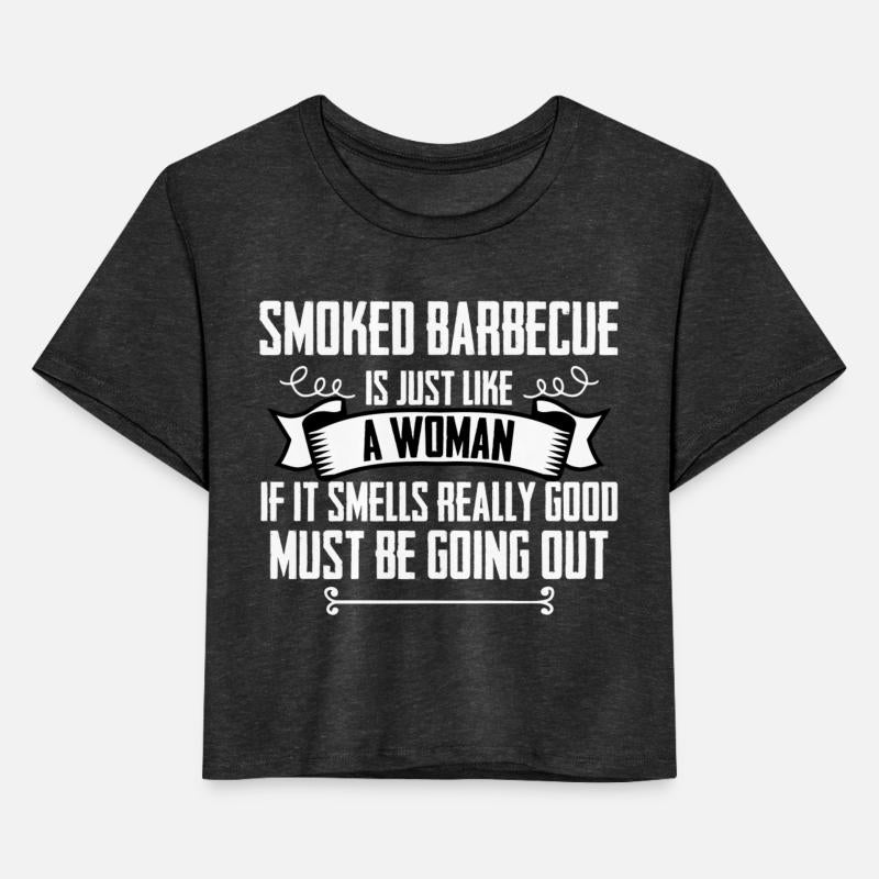 Smoked Barbecue A Pitmaster Smoking Grilling Meat