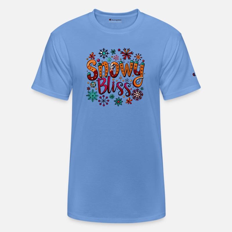 Snowflakes falling in a winter