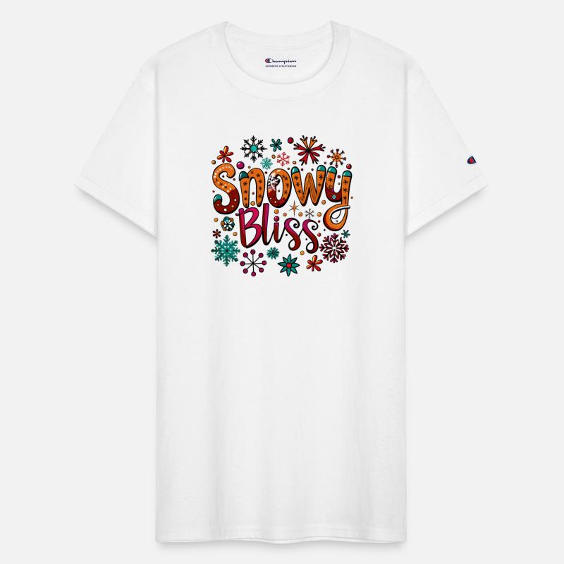 Snowflakes falling in a winter