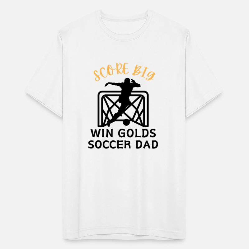 Soccer Dad Football Dad Father Score Gold Funny
