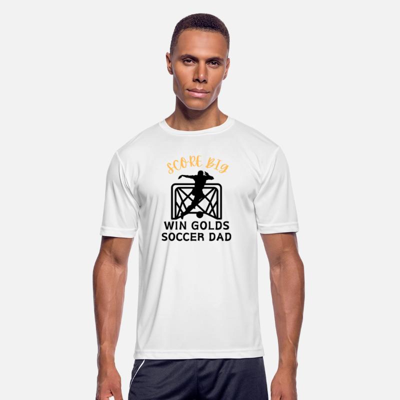 Soccer Dad Football Dad Father Score Gold Funny