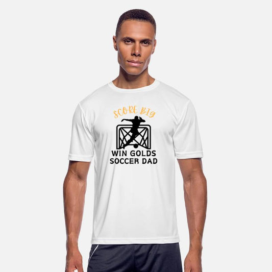 Soccer Dad Football Dad Father Score Gold Funny