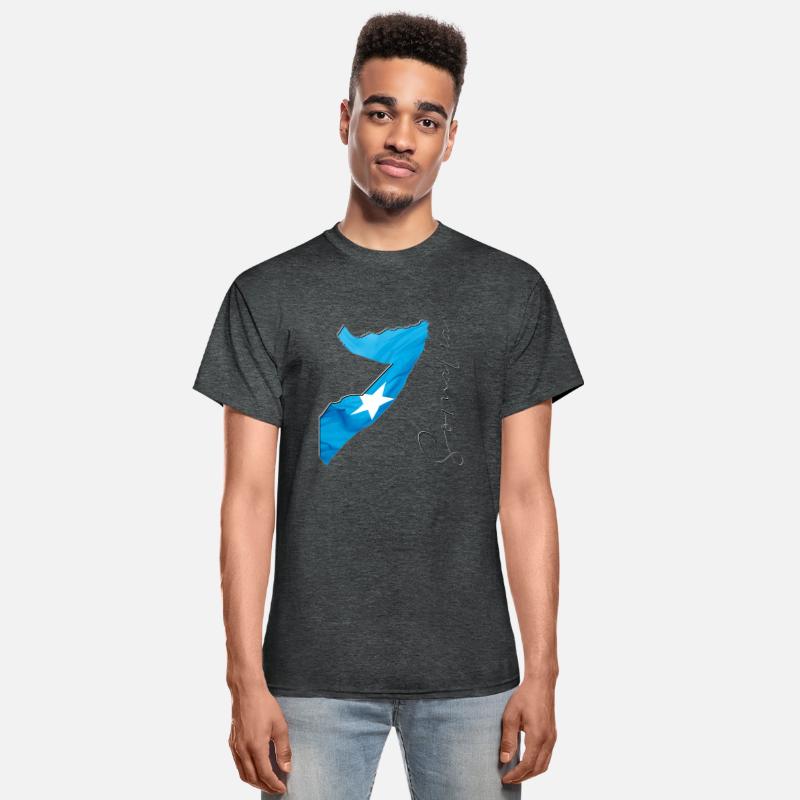 Somalia Flag in Somalia Map EN