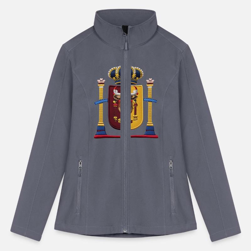 Spanish Bull Crest Spain Coat of Arms Patriotic Sy