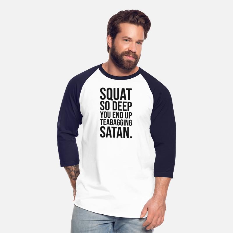 squat so dep you end up teabagging satan BLACK