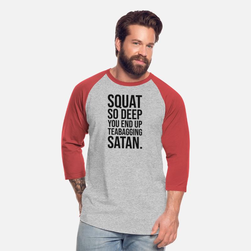 squat so dep you end up teabagging satan BLACK