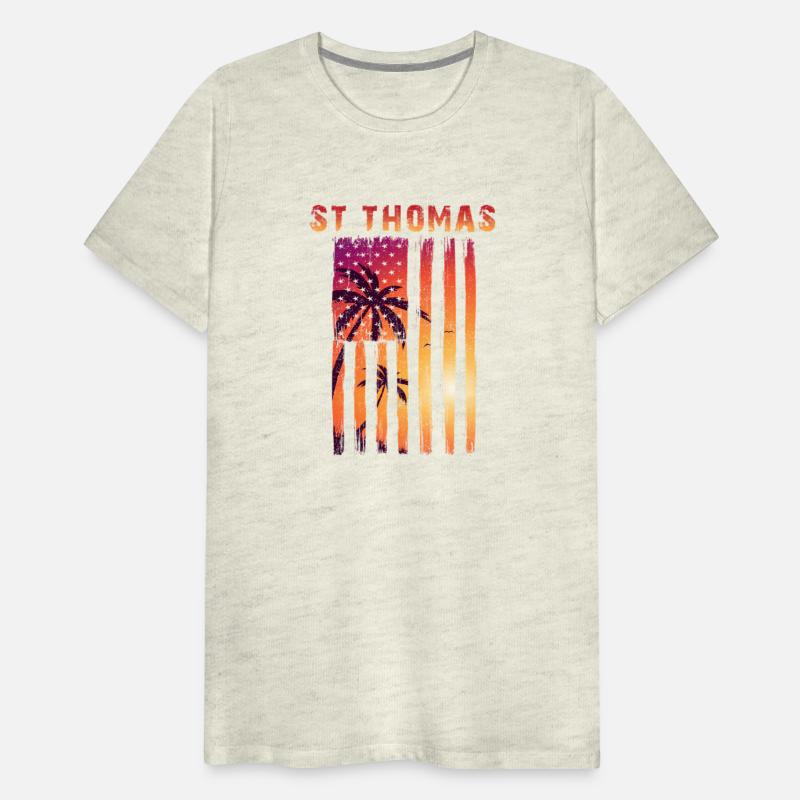 St Thomas Us Virgin Islands Patriotic Flag