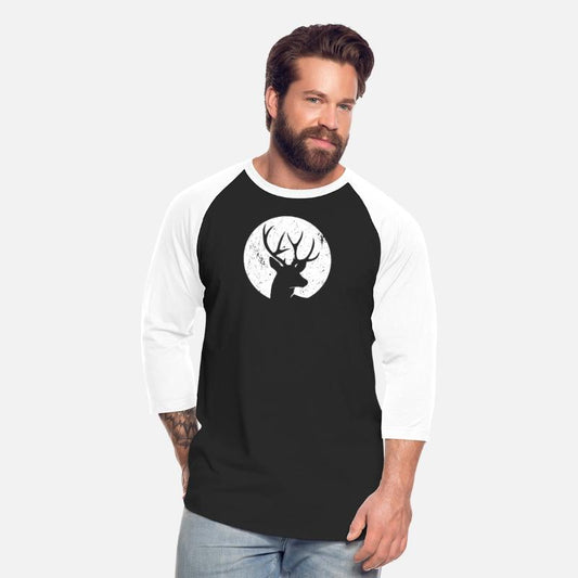Stag deer face creative minimal design