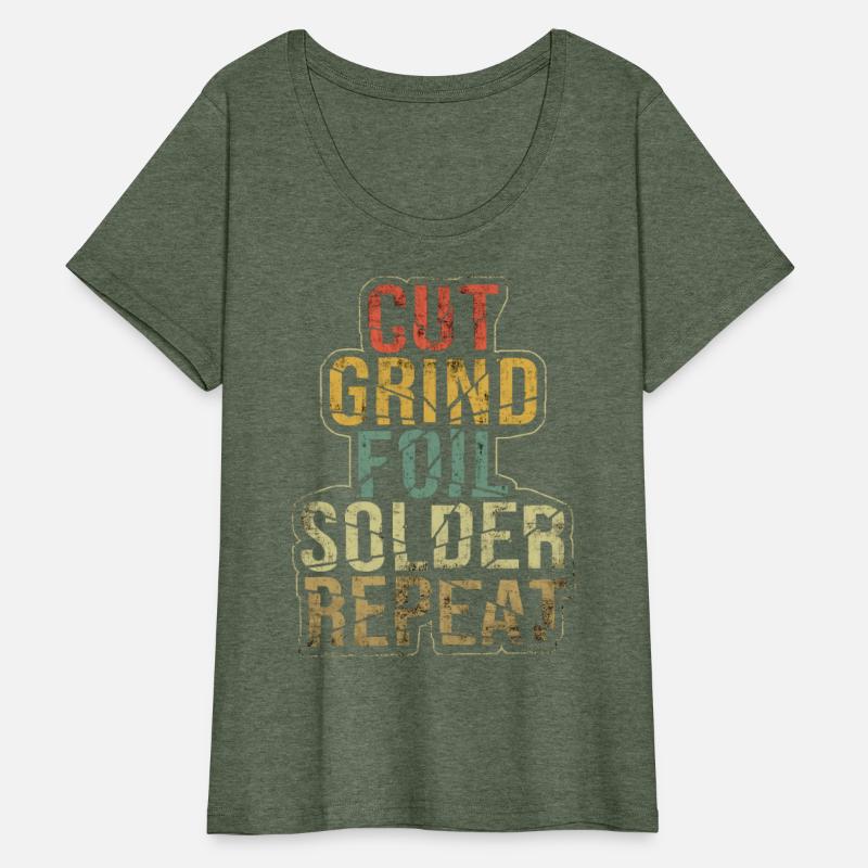 Stained Glass Artist Cut Grind Foil Solder Repeat