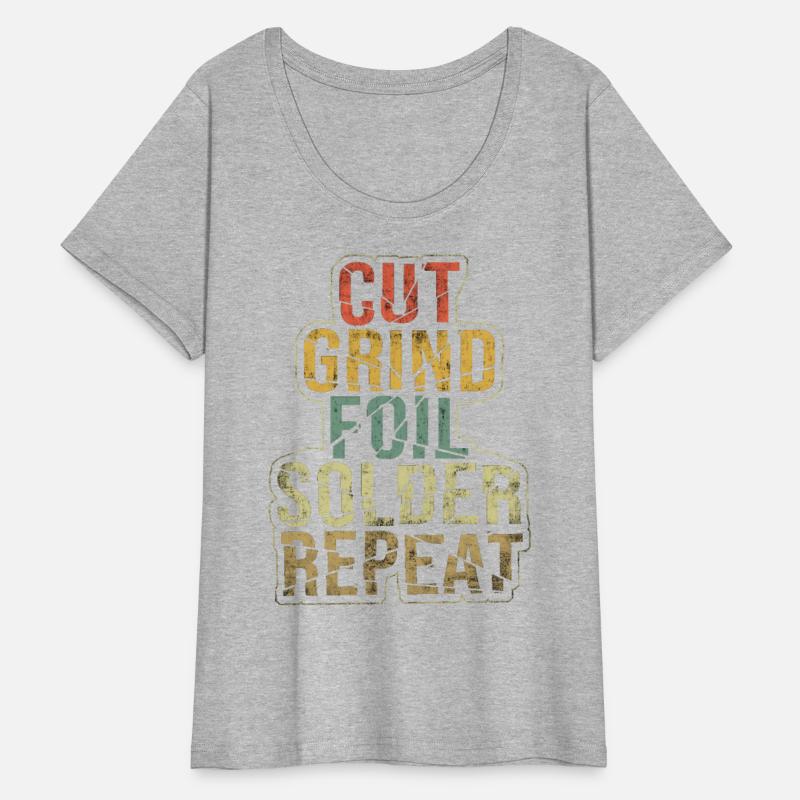 Stained Glass Artist Cut Grind Foil Solder Repeat