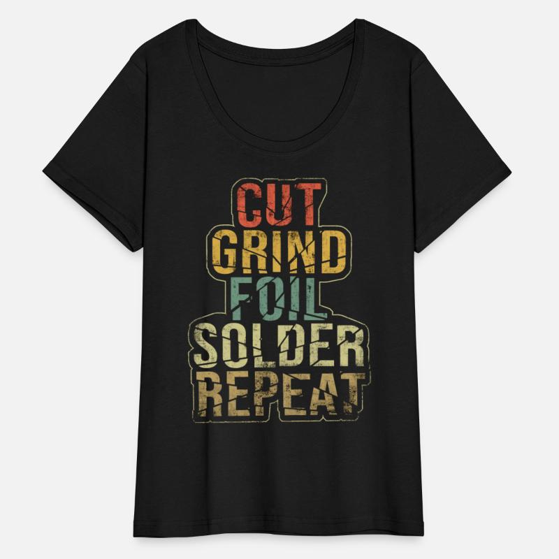 Stained Glass Artist Cut Grind Foil Solder Repeat