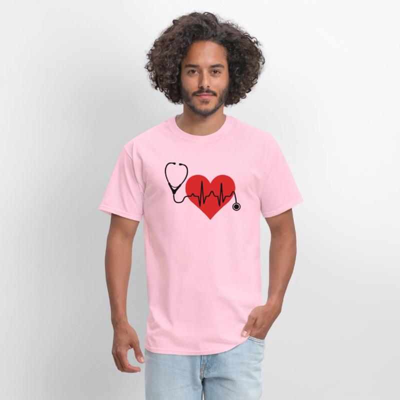 Stethoscope Heartbeat Heart T Shirt