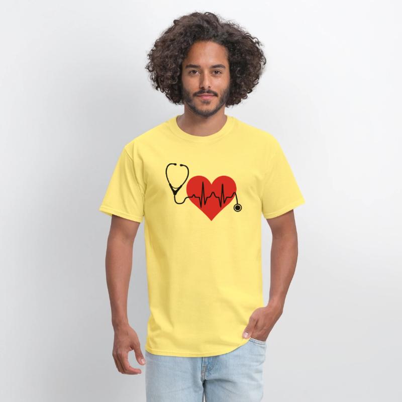 Stethoscope Heartbeat Heart T Shirt