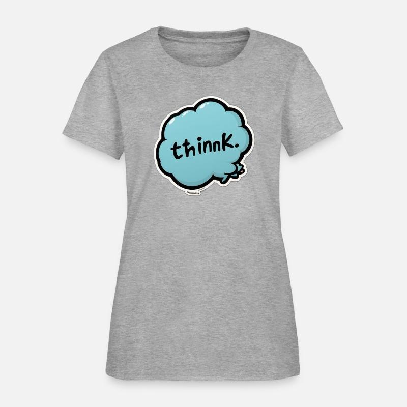 sticker with a cartoonstyle thought bubb