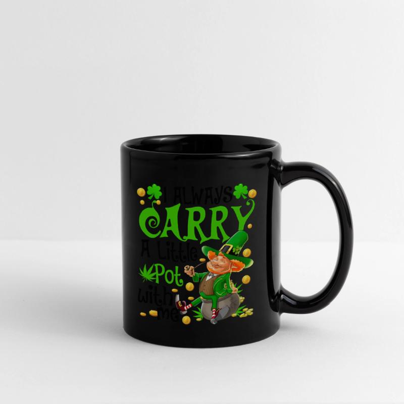 Stoner Saint Patric Day Weed Carry A Little Pot