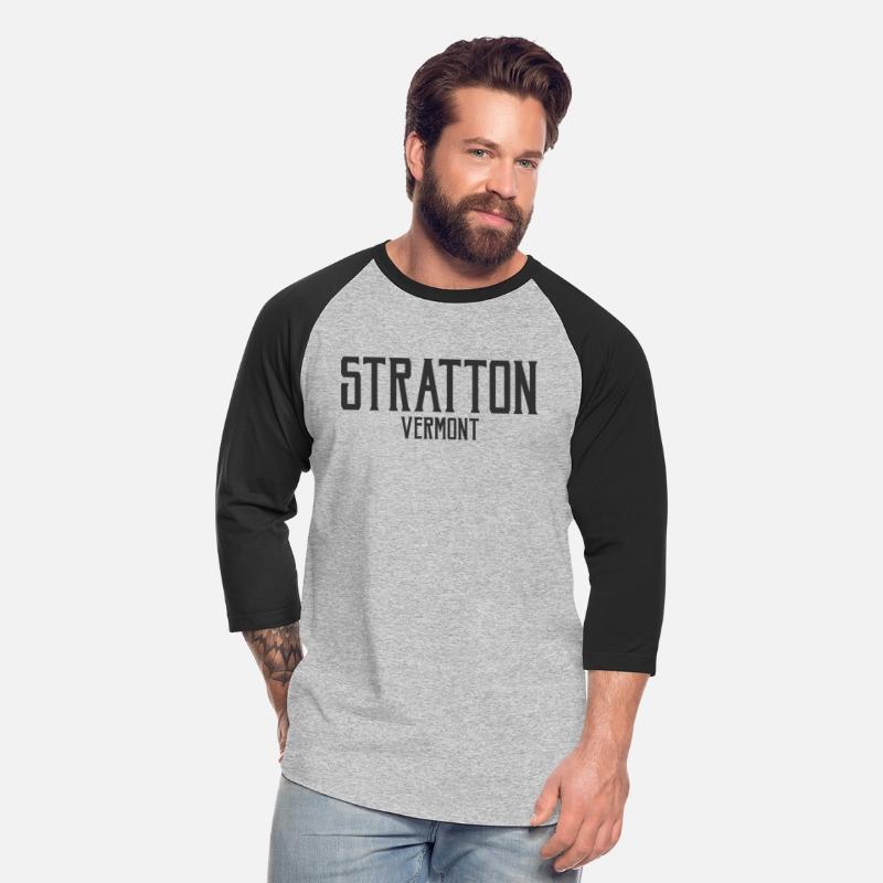 Stratton Vermont Vt Text Black With Black Print