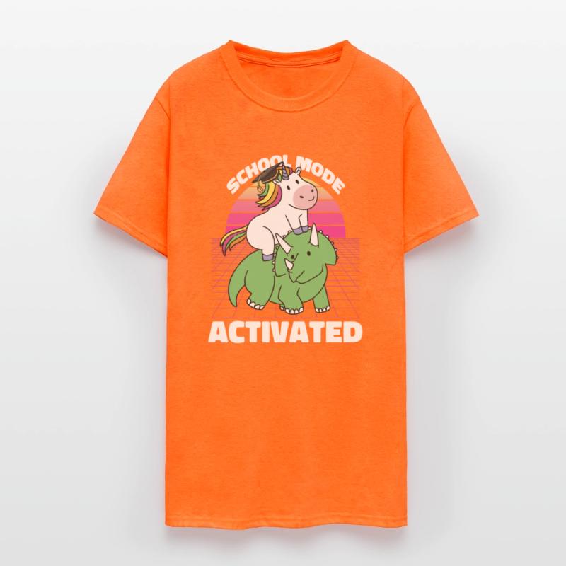 Student Unicorn Triceratops Dino Back To School