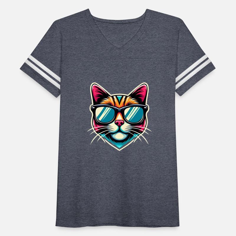 Stylized cat funny cool cats pet art 2
