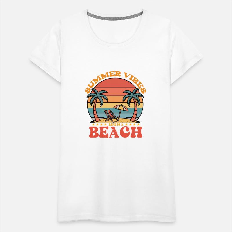 Summer Vibes Beach Tee