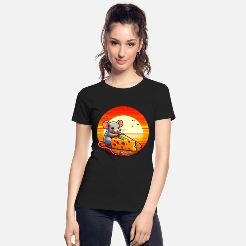 Sunset Cheese Cutting Mouse