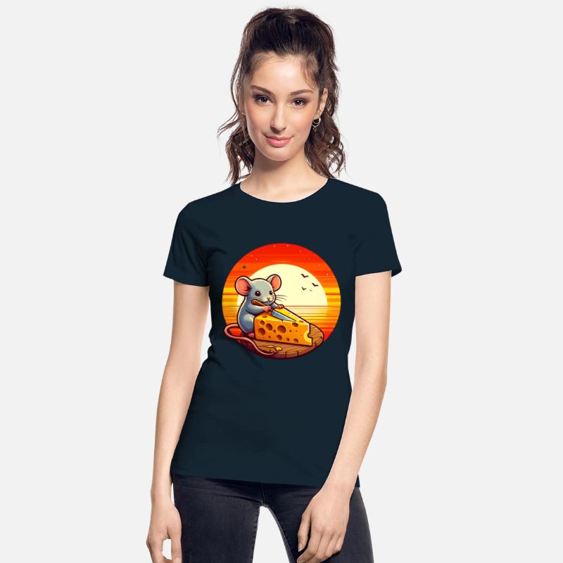 Sunset Cheese Cutting Mouse