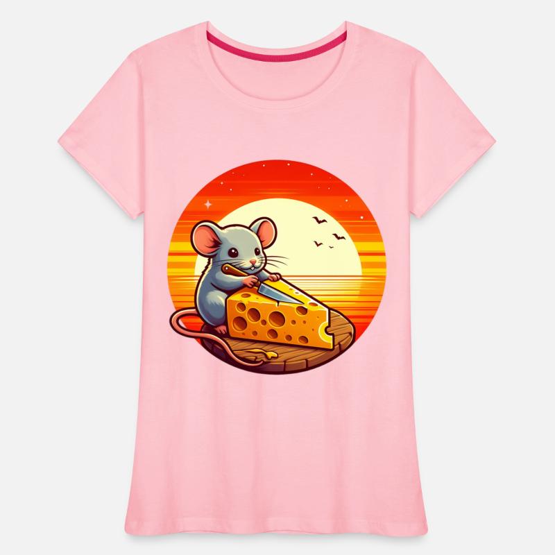 Sunset Cheese Cutting Mouse