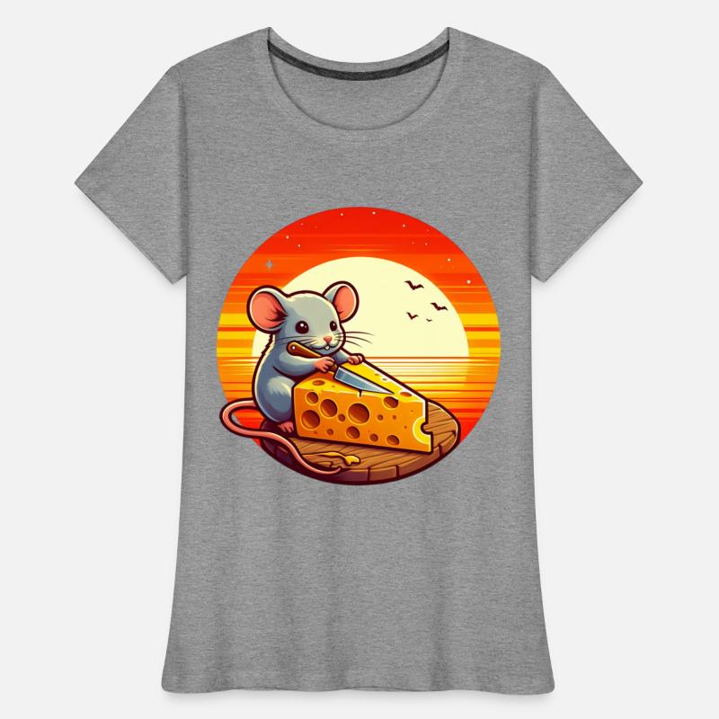Sunset Cheese Cutting Mouse
