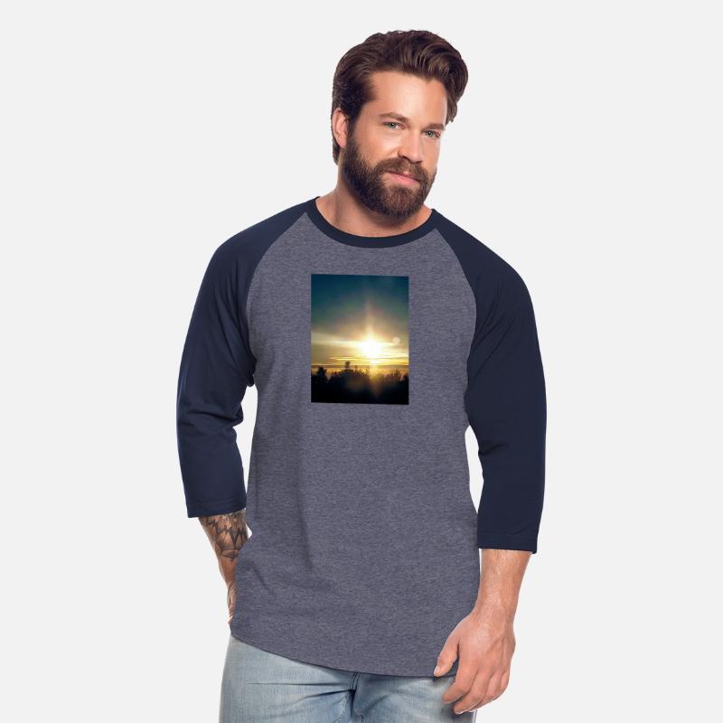 Sunset Over Cloudscape Illustration