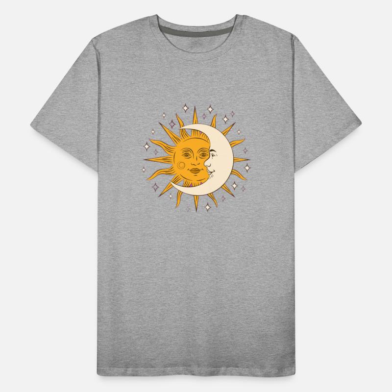 Sunshine Illuminating Crescent Moon