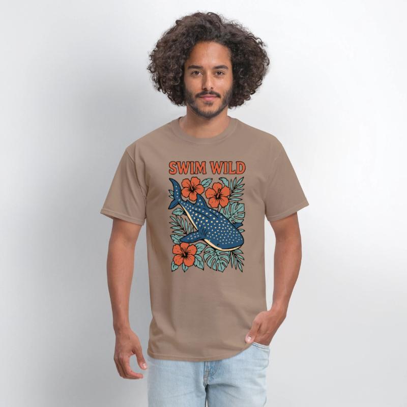 Swim Wild | Tropical Whale Shark Design