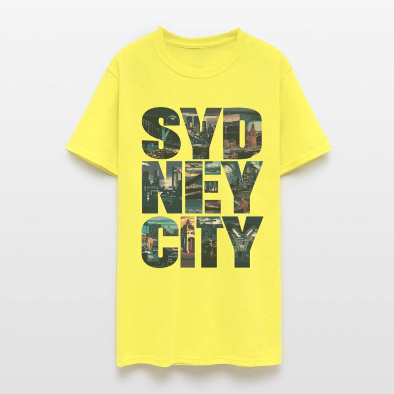 Sydney Cityscape Art Featuring Iconic Landmarks