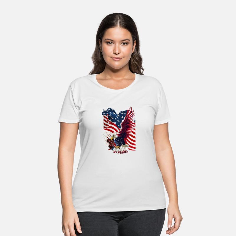 Symbol of Freedom: A Bald Eagle Soaring Above Amer