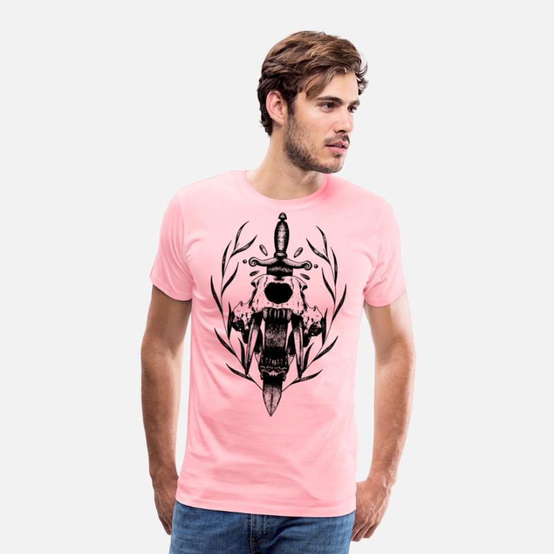 Symbols of power sword and fangs